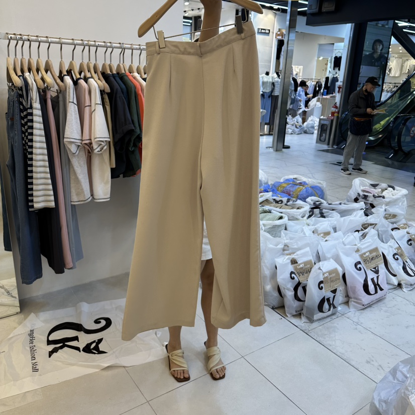 FUNNY POWDER東大門實拍韓國女裝新品職業人氣時尚休閑褲THE FUNNY休閑褲