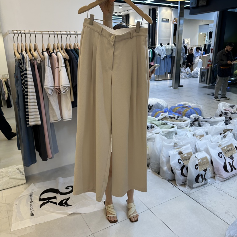 FUNNY POWDER東大門實拍韓國女裝新品職業人氣時尚休閑褲THE FUNNY休閑褲圖色1