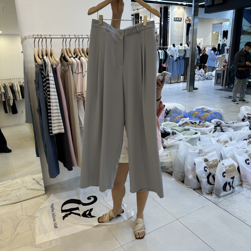 FUNNY POWDER東大門實拍韓國女裝新品職業人氣時尚休閑褲THE FUNNY休閑褲圖色2