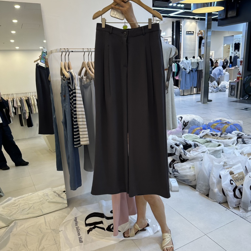 FUNNY POWDER東大門實拍韓國女裝新品職業人氣時尚休閑褲THE FUNNY休閑褲圖色4