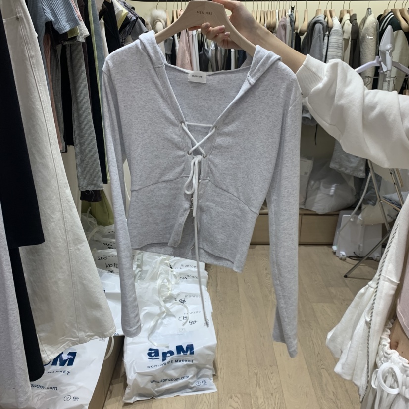 MEMOIRE韓國直郵女裝新款26春夏，26夏季熱賣人氣長袖T恤MEMOIRE長袖T恤圖色2