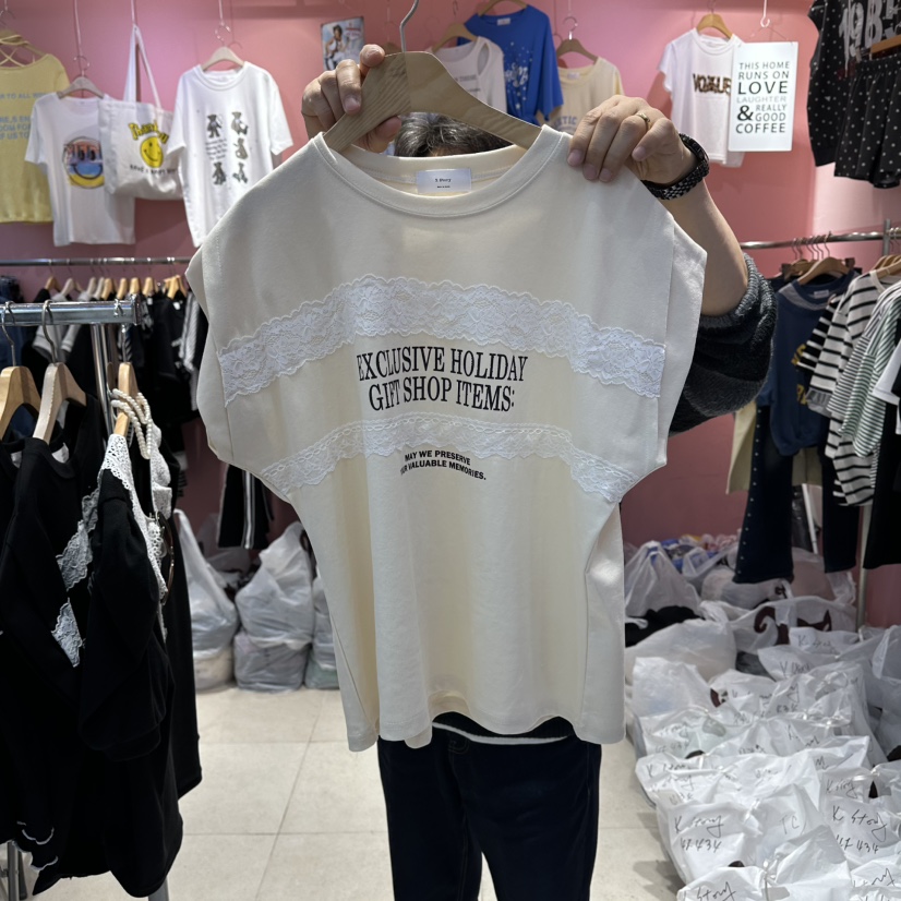 K STORY韓國東大門直郵女裝新款推薦人氣26春夏，26夏季T恤K STORYT恤圖色1