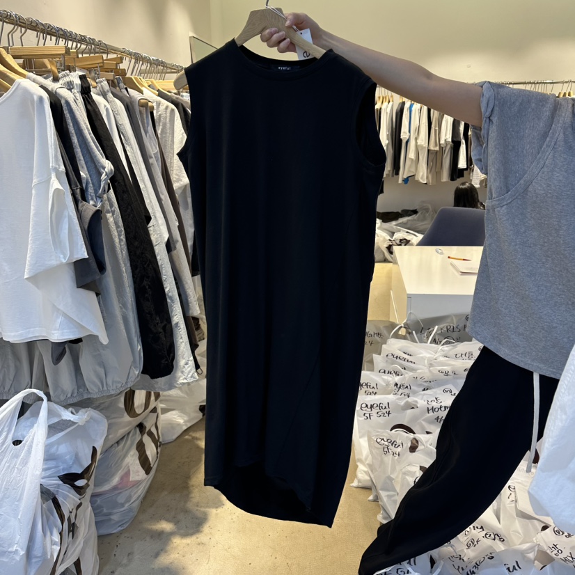 EYEFUL-Q韓國東大門直郵女裝新品時尚人氣熱賣推薦連衣裙eyeful連衣裙圖色4黑色