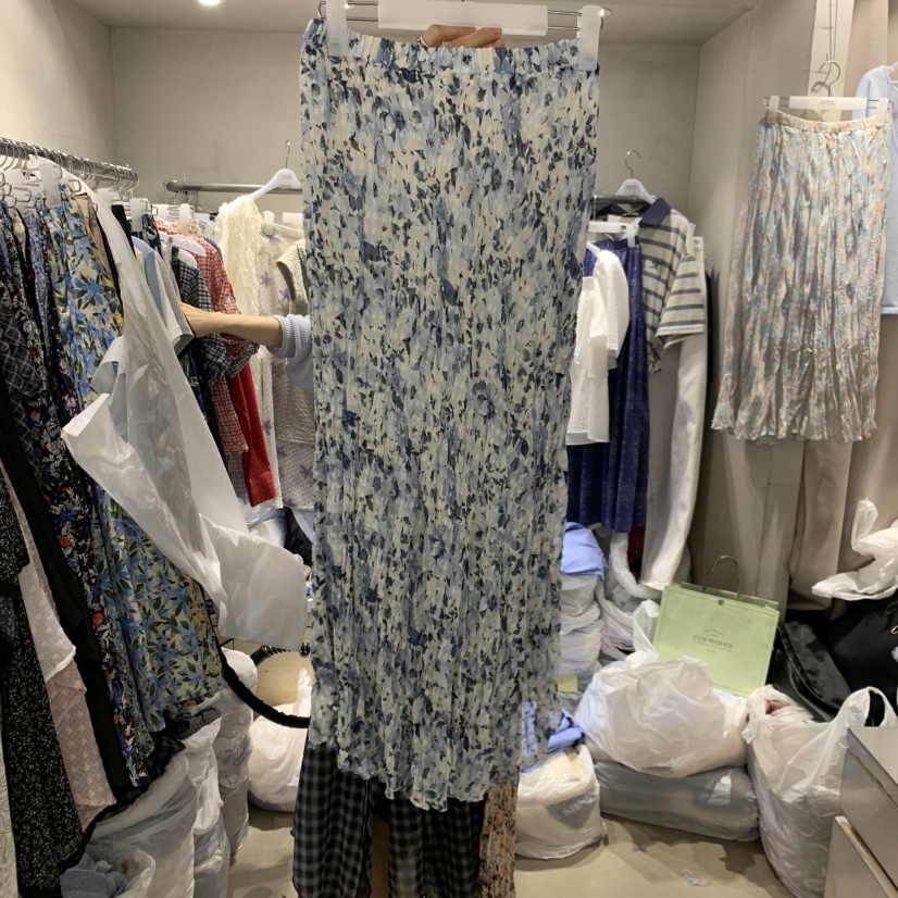 LOGROAD東大門直郵女裝新款時尚職業熱賣休閑半身裙中短裙LOG ROAD半身裙/中短裙