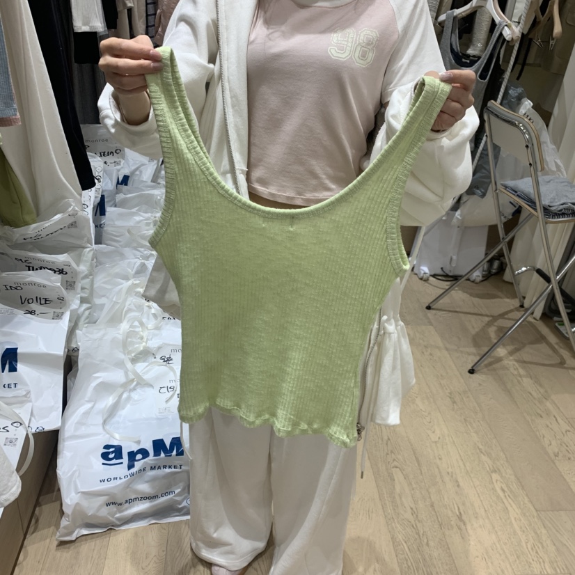 MEMOIRE韓國直郵女裝新款人氣休閑職業時尚熱賣26春夏，26夏季吊帶背心MEMOIRE吊帶/背心