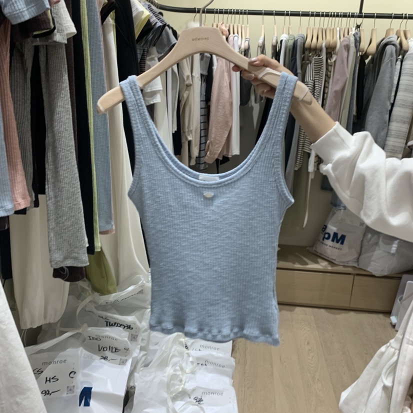 MEMOIRE韓國直郵女裝新款人氣休閑職業時尚熱賣26春夏，26夏季吊帶背心MEMOIRE吊帶/背心圖色3