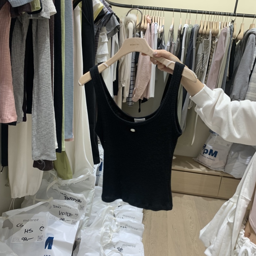MEMOIRE韓國直郵女裝新款人氣休閑職業時尚熱賣26春夏，26夏季吊帶背心MEMOIRE吊帶/背心圖色5