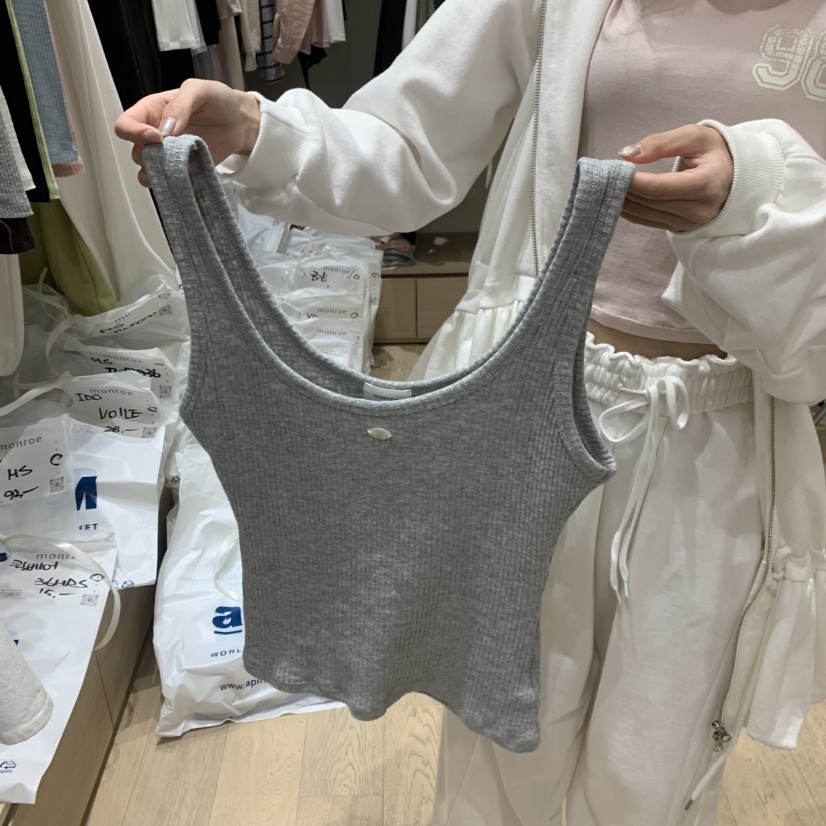 MEMOIRE韓國直郵女裝新款人氣休閑職業時尚熱賣26春夏，26夏季吊帶背心MEMOIRE吊帶/背心圖色7