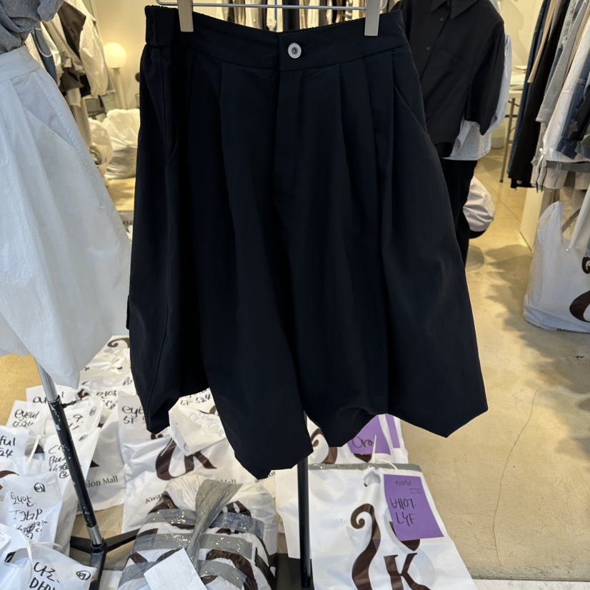 EYEFUL-Q韓國直郵實拍女裝新款職業熱賣時尚休閑26春夏，26夏季短褲eyeful短褲圖色3