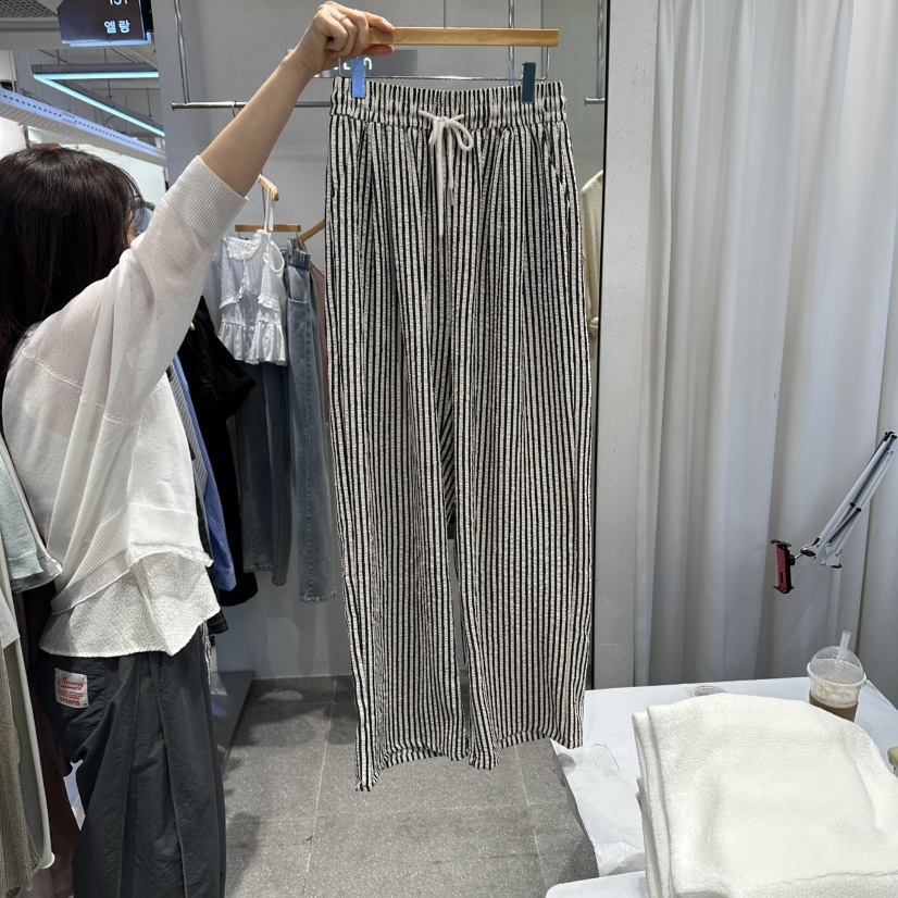 ELAN韓國代購女士新品推薦休閑人氣26春夏，26夏季休閑褲ELAN休閑褲圖色1