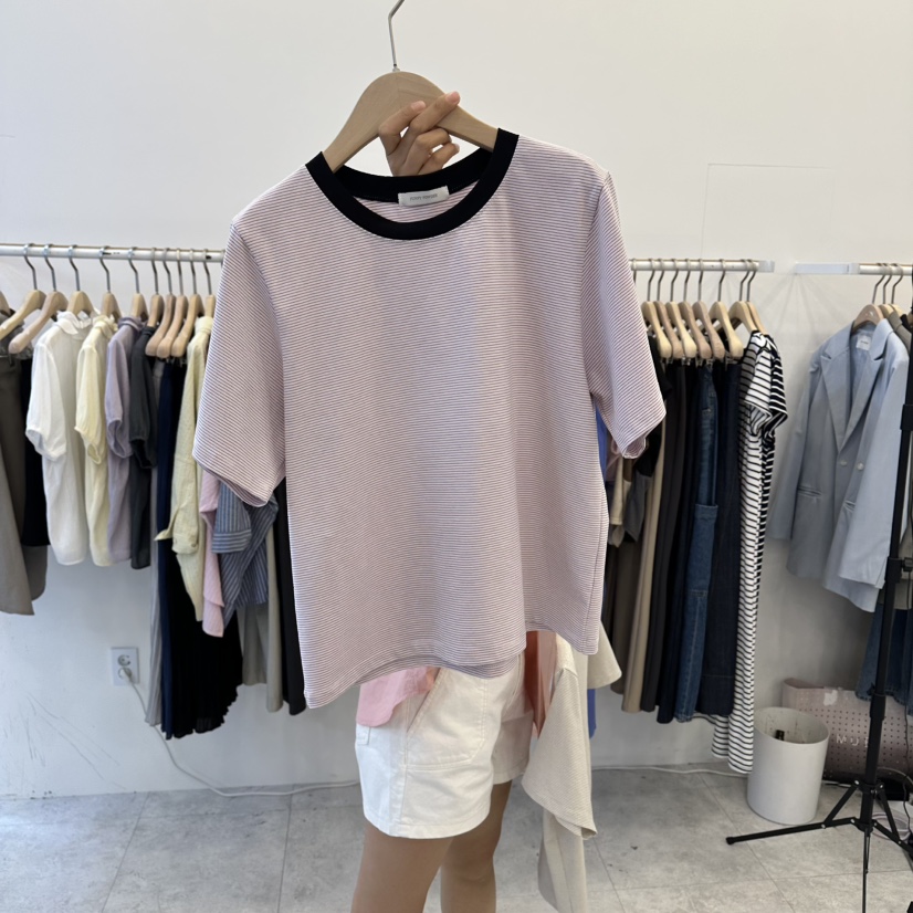 FUNNY POWDER韓國直郵女士新款人氣時尚26春夏真品休閑T恤THE FUNNYT恤圖色2