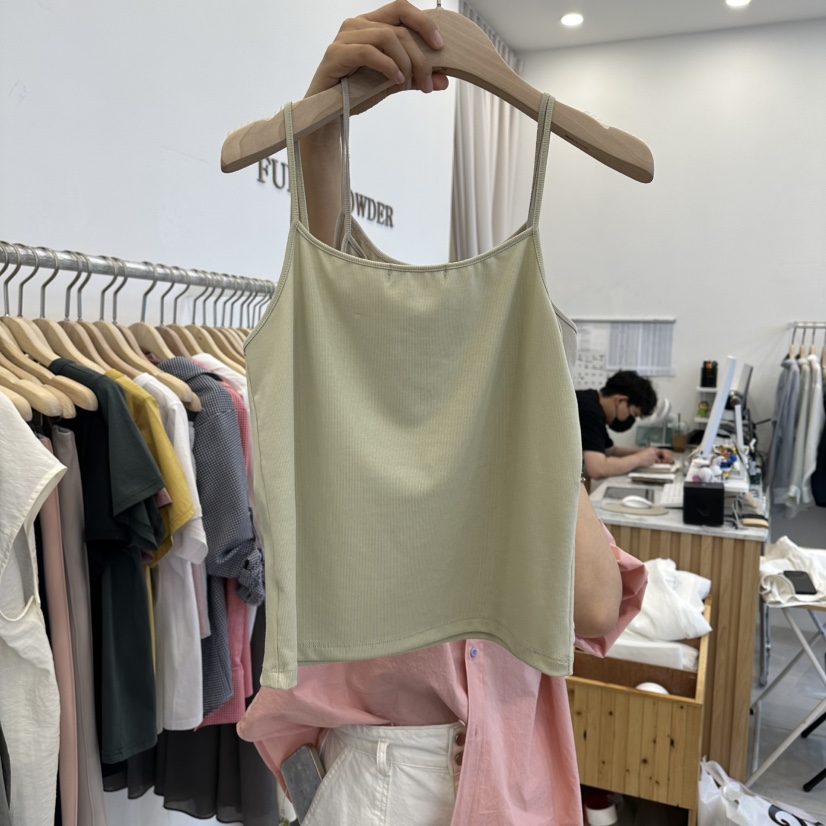 FUNNY POWDER東大門實拍韓國女士新款人氣職業時尚吊帶背心THE FUNNY吊帶/背心圖色4