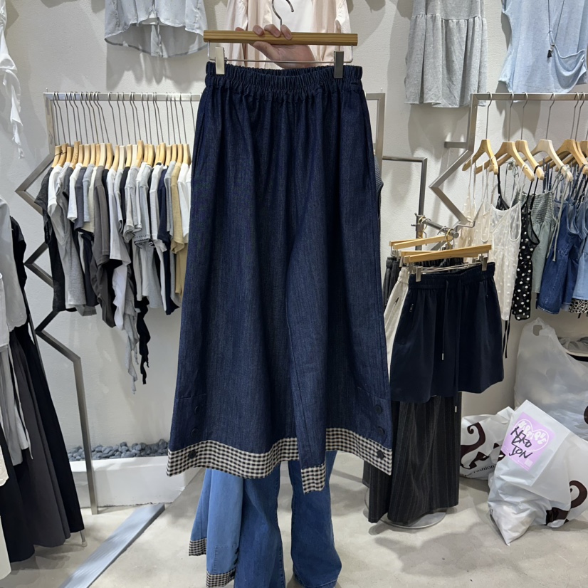 HIPTIQUE韓國東大門代購女士新款人氣26春夏，26夏季休閑褲紐扣HIPTIQUE休閑褲圖色2