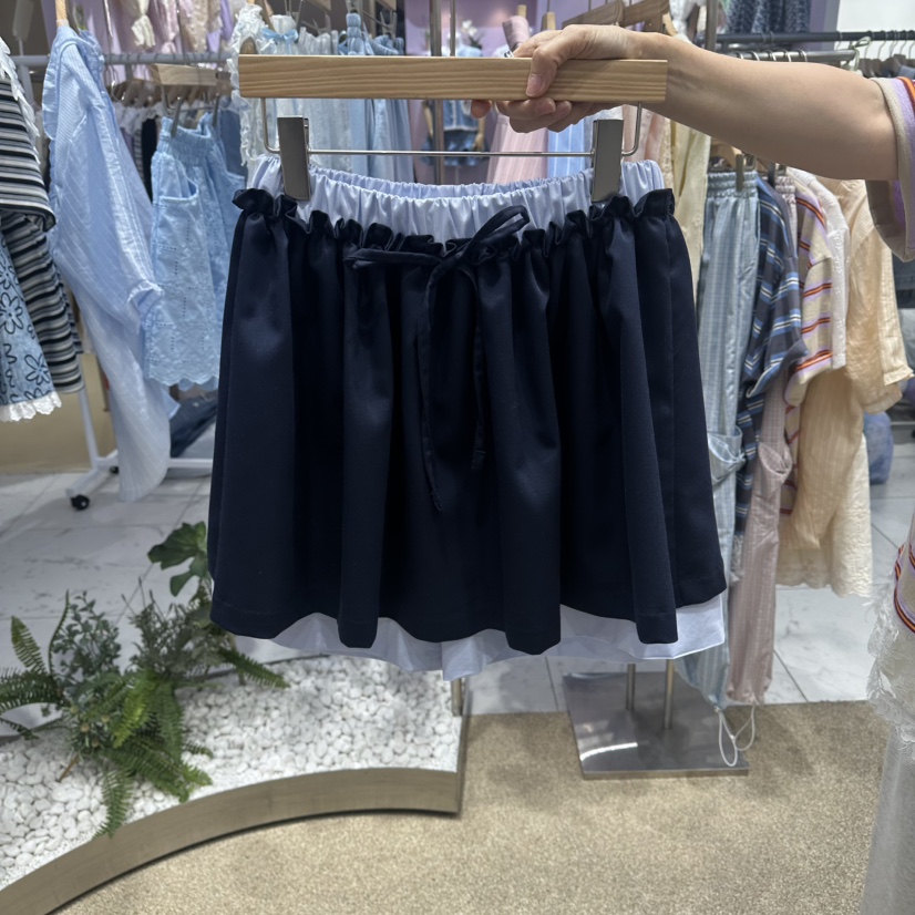 VIRUS韓國代購女士新款職業人氣推薦時尚休閑26春夏，26夏季短褲VIRUS短褲圖色2