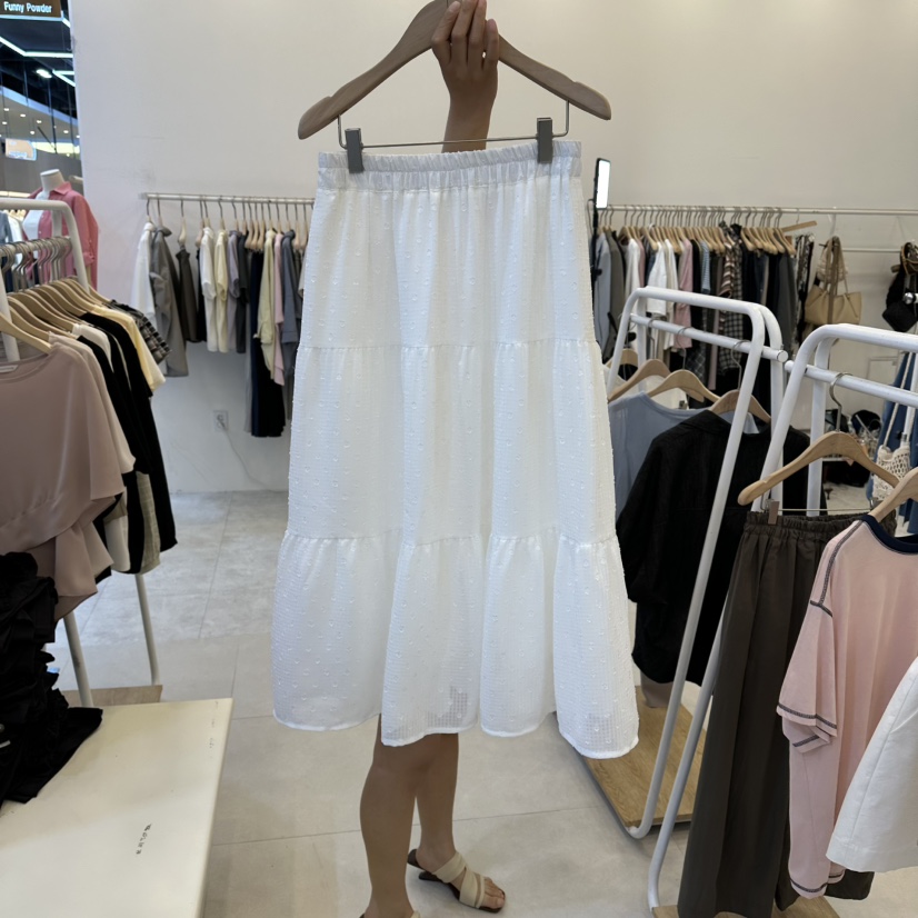 FUNNY POWDER韓國直郵女士新品推薦人氣休閑時尚熱賣長裙THE FUNNY長裙圖色1