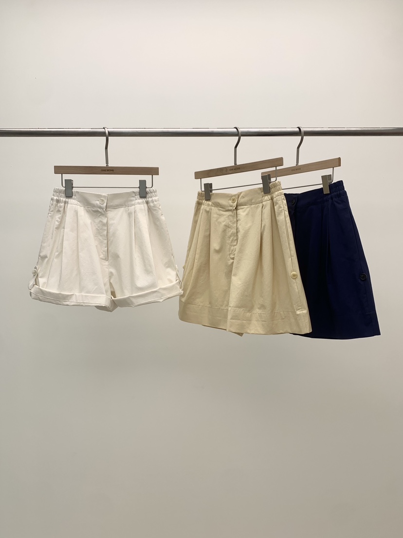 ONE MONE韓國代購女士新品休閑真品26春夏熱賣人氣職業短褲ONE MONE短褲