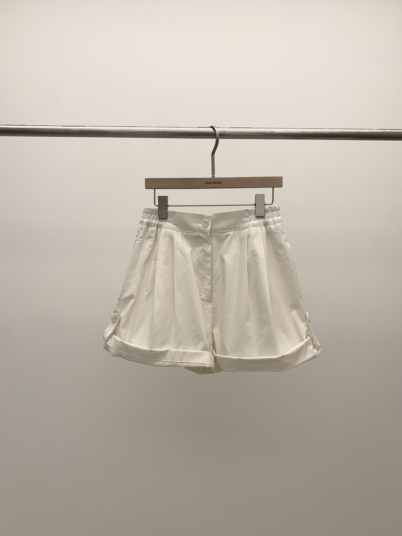 ONE MONE韓國代購女士新品休閑真品26春夏熱賣人氣職業短褲ONE MONE短褲圖色2