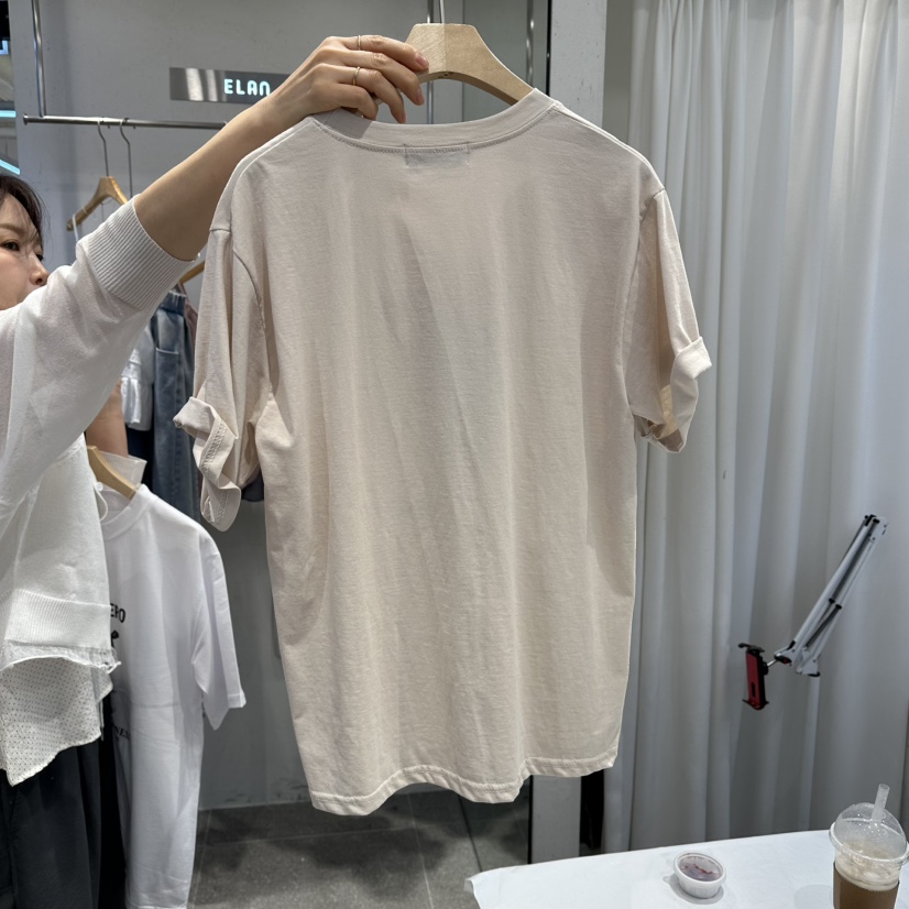 ELAN韓國代購女裝新品推薦26春夏，26夏季熱賣人氣職業T恤ELANT恤