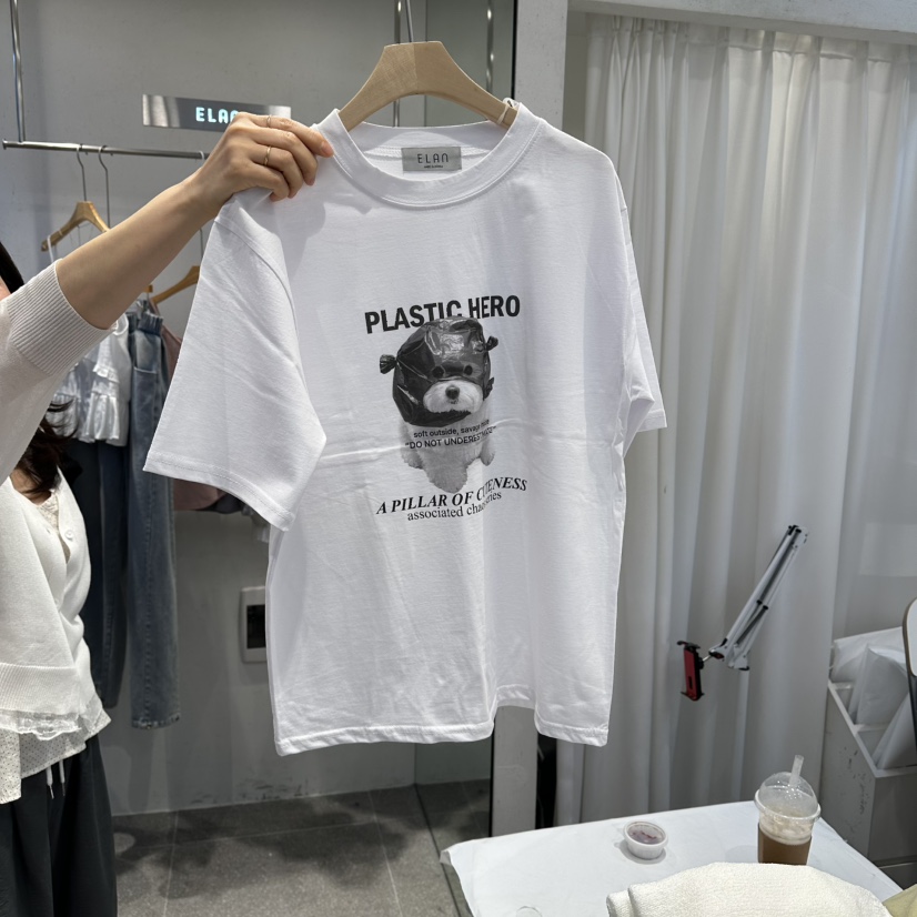 ELAN韓國代購女裝新品推薦26春夏，26夏季熱賣人氣職業T恤ELANT恤圖色3