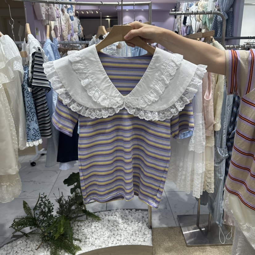 VIRUS東大門實拍韓國女士新品休閑職業熱賣人氣襯衫蕾絲衫VIRUS襯衫/蕾絲衫圖色2