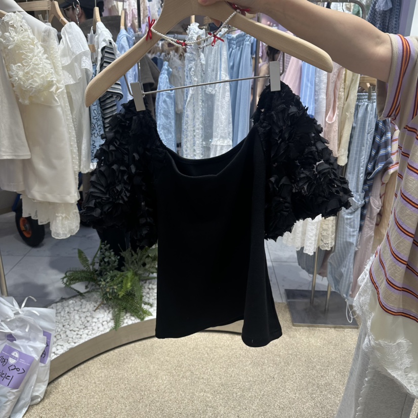 VIRUS東大門實拍韓國女士新品26春夏，26夏季推薦人氣T恤VIRUST恤圖色2