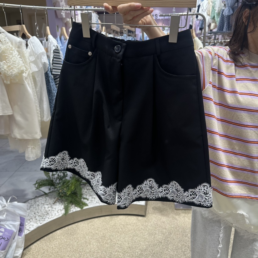 VIRUS韓國直郵實拍女士新款人氣時尚職業休閑熱賣26春夏，26夏季短褲VIRUS短褲圖色2