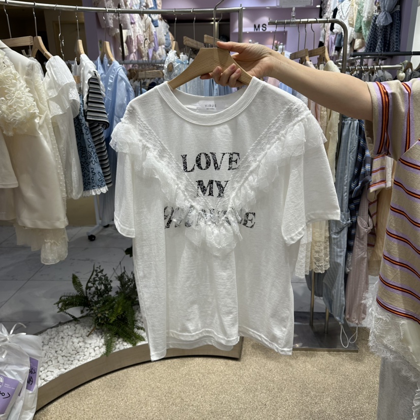 VIRUS韓國代購女裝新品休閑人氣時尚熱賣職業26春夏真品T恤VIRUST恤圖色2