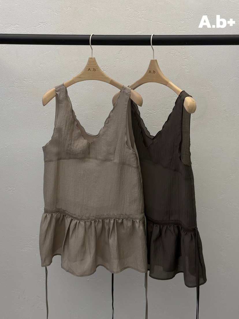 AUTUMN BEIGE PLUS韓國東大門直郵女士新款休閑吊帶背心A.b/AUTUMN BEIGE吊帶/背心