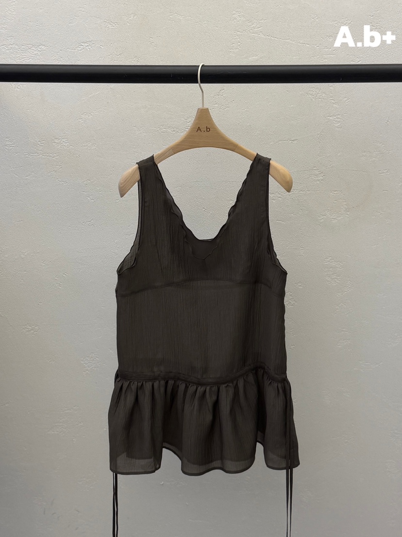 AUTUMN BEIGE PLUS韓國東大門直郵女士新款休閑吊帶背心A.b/AUTUMN BEIGE吊帶/背心圖色1