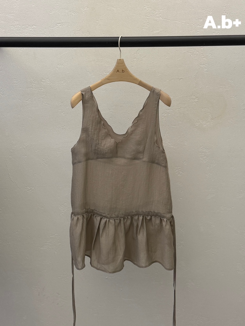 AUTUMN BEIGE PLUS韓國東大門直郵女士新款休閑吊帶背心A.b/AUTUMN BEIGE吊帶/背心圖色2