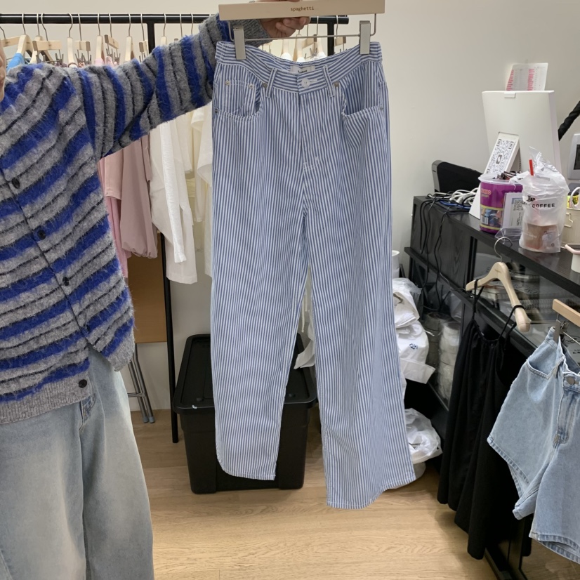 SPAGHETTI韓國東大門代購女裝新品推薦休閑26春夏，26夏季休閑褲spaghetti休閑褲圖色1