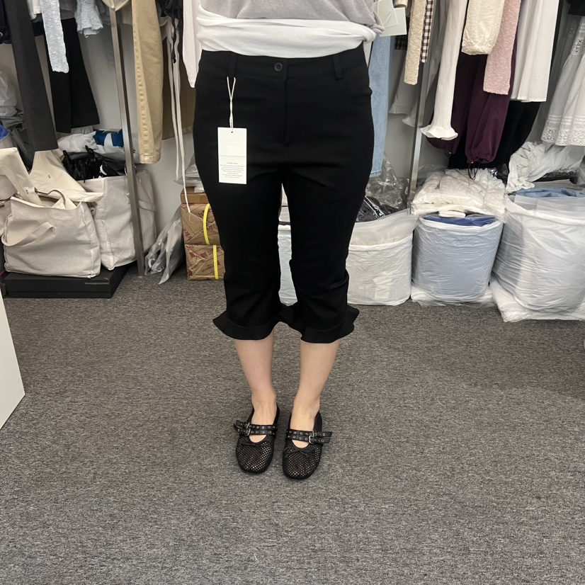 MAG東大門實拍韓國女裝新品26春夏，26夏季短褲七分褲荷葉邊MAG短褲圖色2