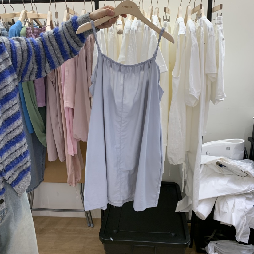 SPAGHETTI韓國直郵實拍女裝新款休閑推薦時尚職業26春夏，26夏季連衣裙spaghetti連衣裙圖色3