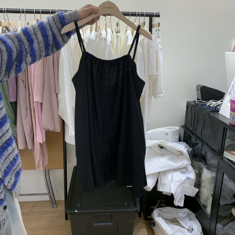 SPAGHETTI韓國直郵實拍女裝新款休閑推薦時尚職業26春夏，26夏季連衣裙spaghetti連衣裙圖色4