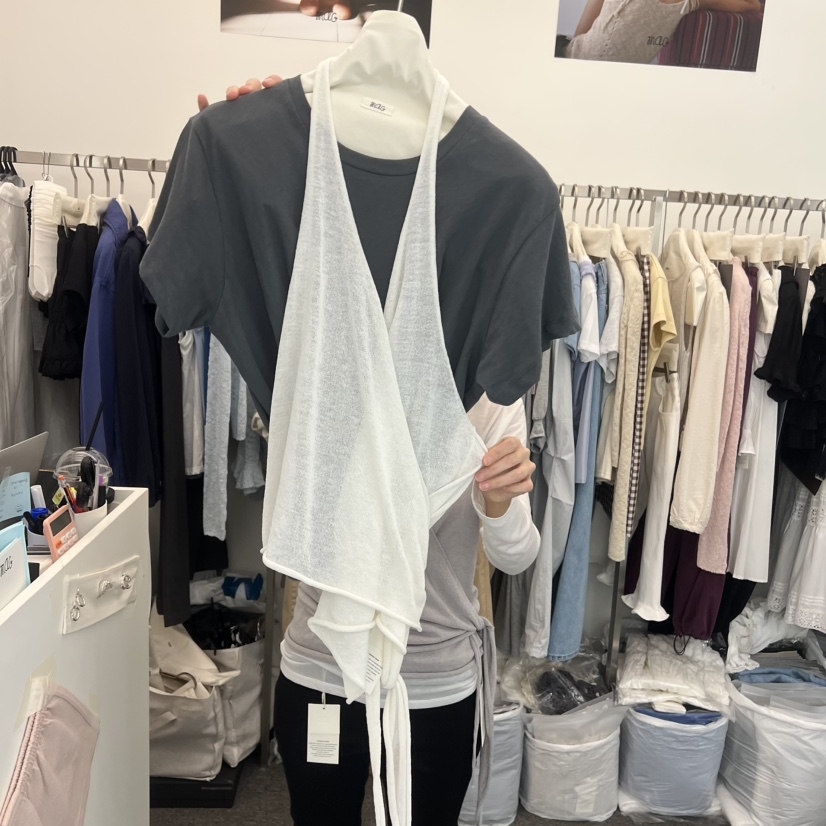 MAG韓國代購女裝新品推薦休閑人氣熱賣時尚吊帶背心不含內搭MAG吊帶/背心圖色3