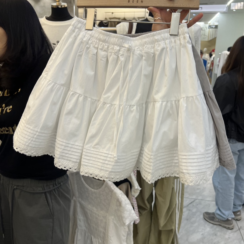 BEEN-A韓國東大門直郵女士新款人氣休閑26春夏，26夏季短裙BEEN-A短裙圖色1