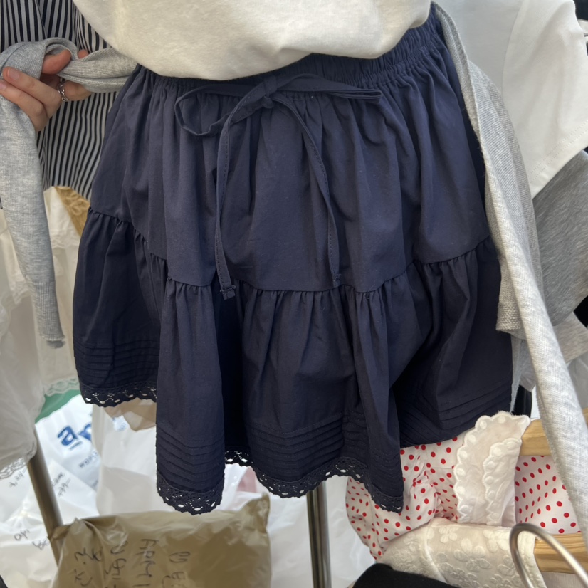 BEEN-A韓國東大門直郵女士新款人氣休閑26春夏，26夏季短裙BEEN-A短裙圖色2