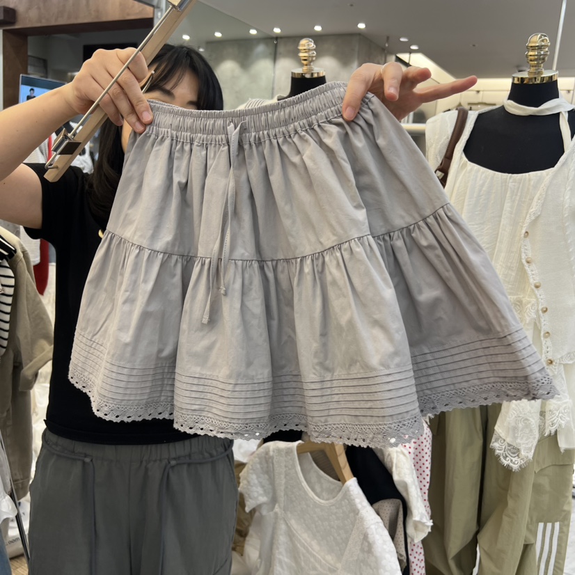 BEEN-A韓國東大門直郵女士新款人氣休閑26春夏，26夏季短裙BEEN-A短裙圖色3