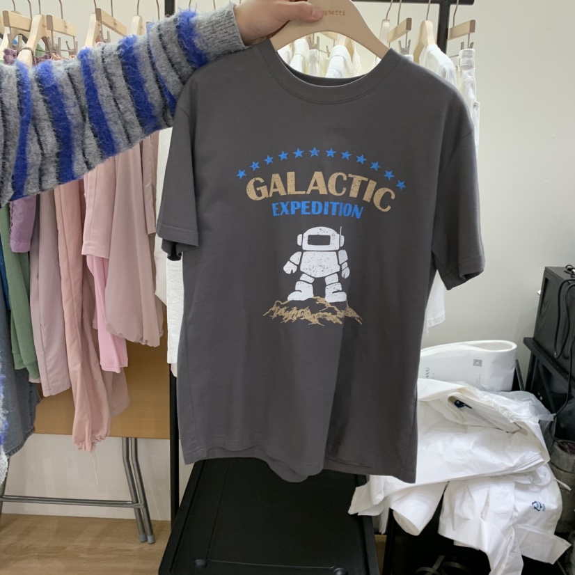 SPAGHETTI韓國東大門代購女士新品26春夏，26夏季人氣T恤spaghettiT恤圖色3