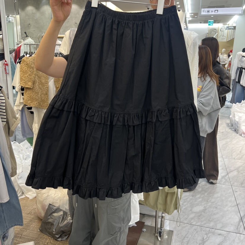 BEEN-A韓國直郵女士新品休閑人氣熱賣職業26春夏，26夏季半身裙中短裙BEEN-A半身裙/中短裙圖色3