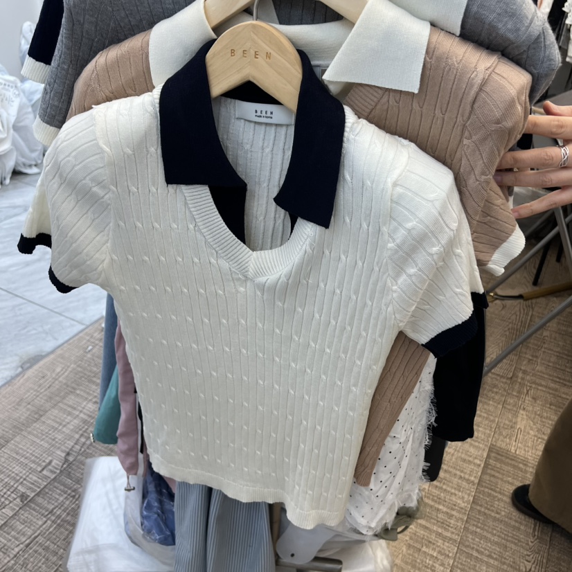 BEEN-A韓國代購女裝新款休閑推薦職業熱賣時尚人氣針織衫BEEN-A針織衫圖色1