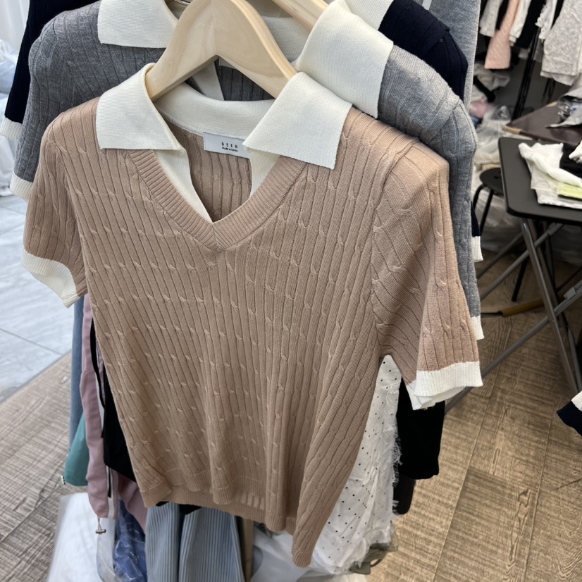 BEEN-A韓國代購女裝新款休閑推薦職業熱賣時尚人氣針織衫BEEN-A針織衫圖色2