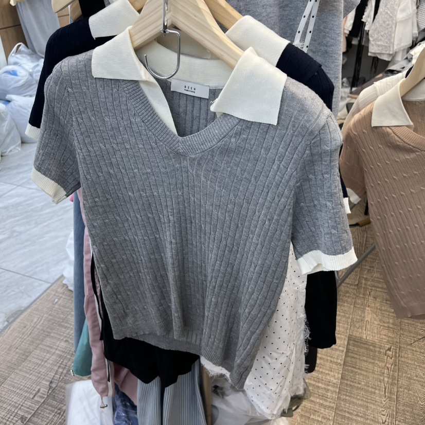 BEEN-A韓國代購女裝新款休閑推薦職業熱賣時尚人氣針織衫BEEN-A針織衫圖色4