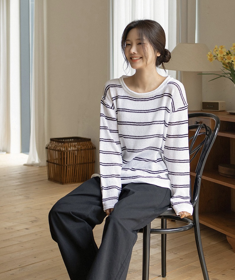 BLACK NOTE韓國直郵女裝新品人氣推薦休閑26春夏熱賣針織衫BLACK NOTE針織衫