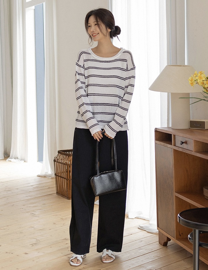 BLACK NOTE韓國直郵女裝新品人氣推薦休閑26春夏熱賣針織衫BLACK NOTE針織衫