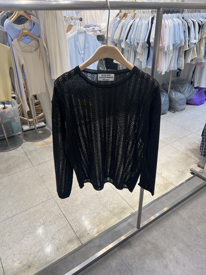 BLACK NOTE韓國直郵女裝新款時尚人氣26夏季休閑推薦針織衫BLACK NOTE針織衫圖色2