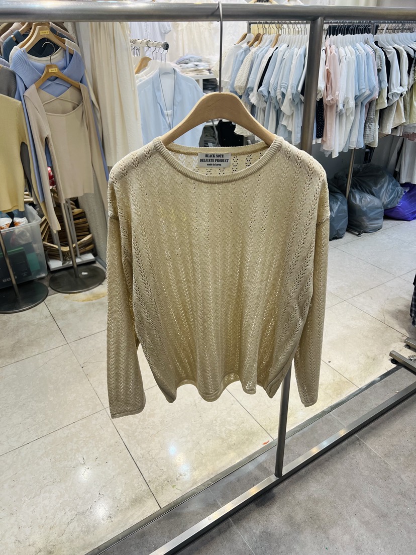 BLACK NOTE韓國直郵女裝新款時尚人氣26夏季休閑推薦針織衫BLACK NOTE針織衫圖色3