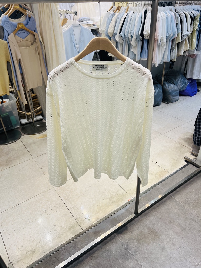 BLACK NOTE韓國直郵女裝新款時尚人氣26夏季休閑推薦針織衫BLACK NOTE針織衫圖色4
