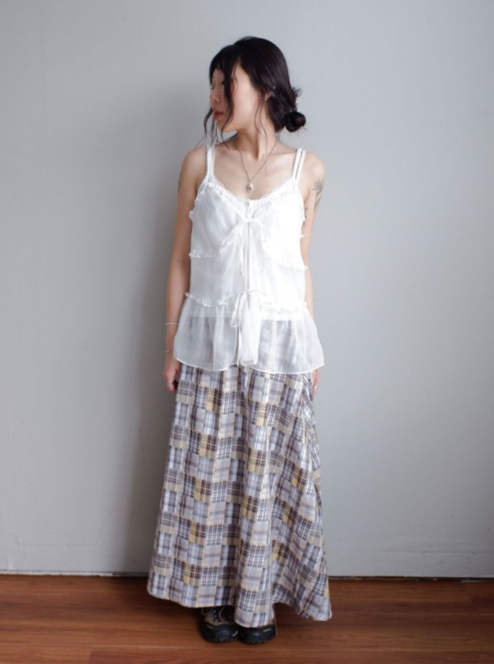 LIVE FOREVER韓國直郵實拍女裝新品26春夏吊帶背心不含內搭LIVE FOR_EVER吊帶/背心