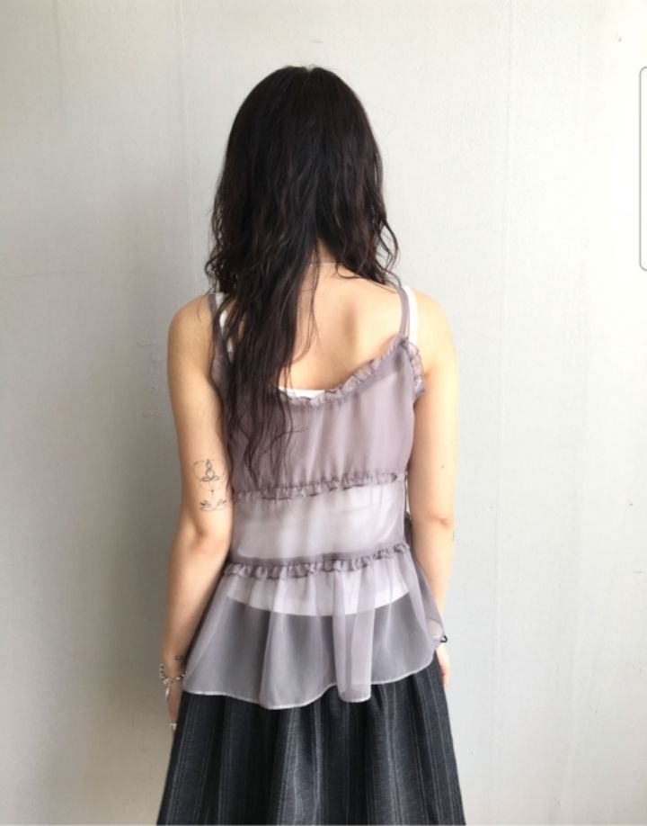 LIVE FOREVER韓國直郵實拍女裝新品26春夏吊帶背心不含內搭LIVE FOR_EVER吊帶/背心